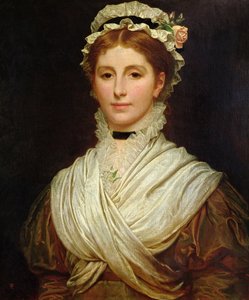 Retrato de Katey Perugini por su esposo, 1873-75